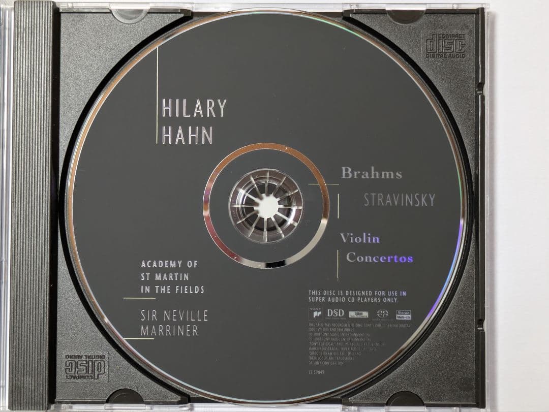 SACD ヒラリー・ハーン　 ブラームス　ストラヴィンスキーバイオリン協奏曲