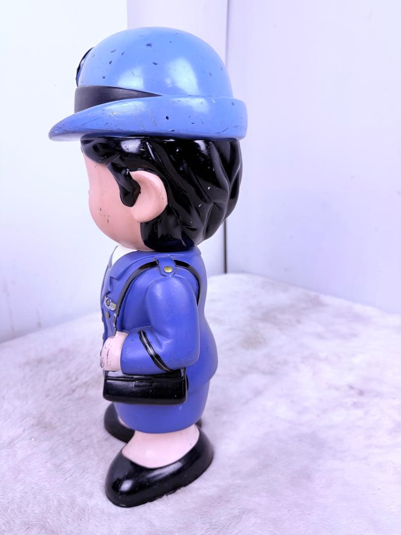 激レア！ 37cm 埼玉県警察 警察官 婦人警官 2体セットおまわりさん人形