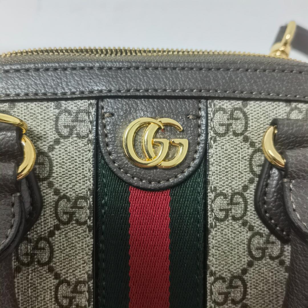 グッチ GGスプリーム キャンバス ハンドバッグ ショルダーバッグ