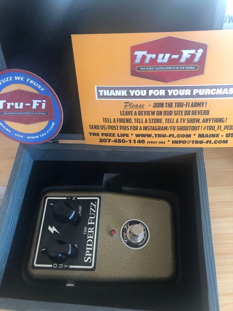 tru-fi spyder fuzz ミック ロンソン