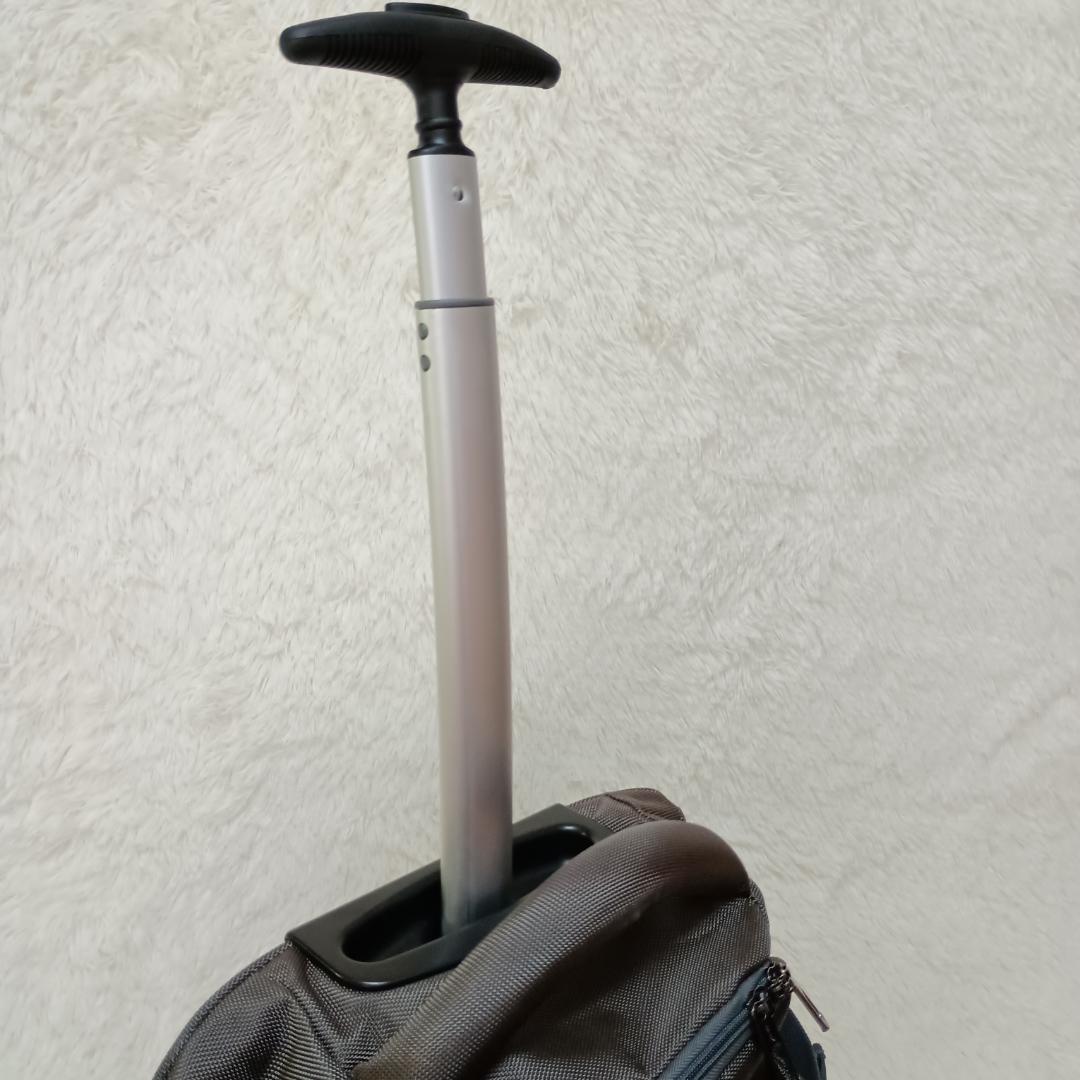 LeeDee 2way静音キャリーバッグ グレー 機内持込みサイズ キャスター付