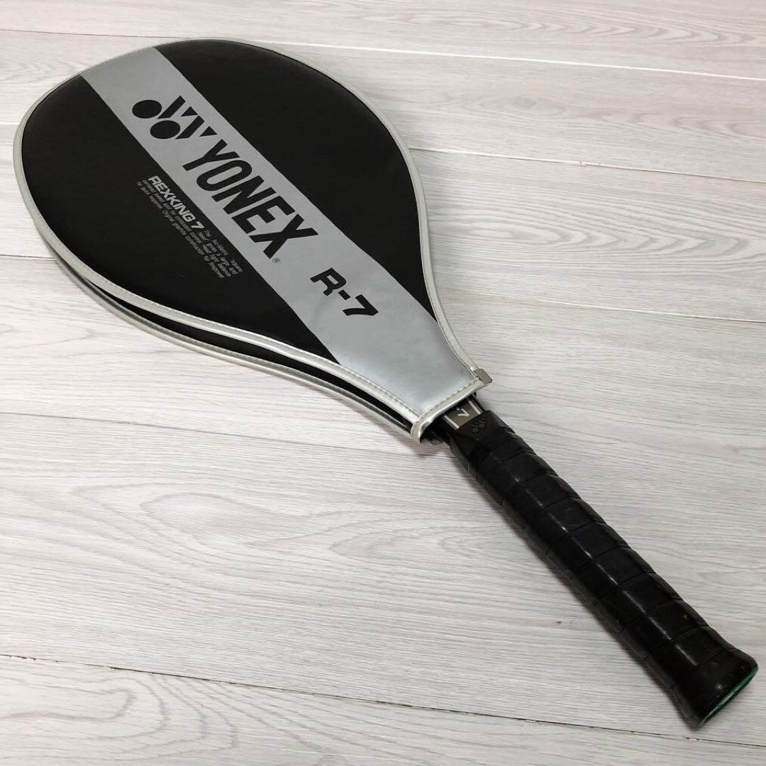ヨネックス 硬式用テニスラケット カバー付き 日本製 美品中古 定価2万6千円