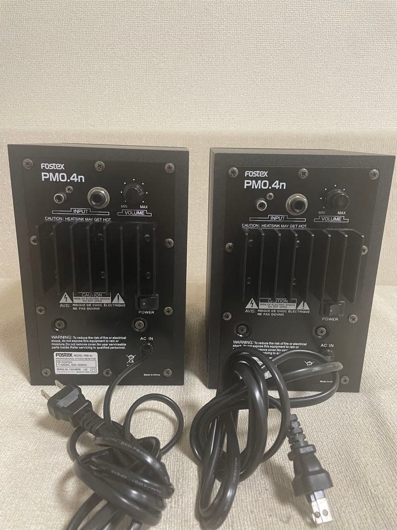 FOSTEX PM0.4 モニタースピーカー ブラック 2台セット