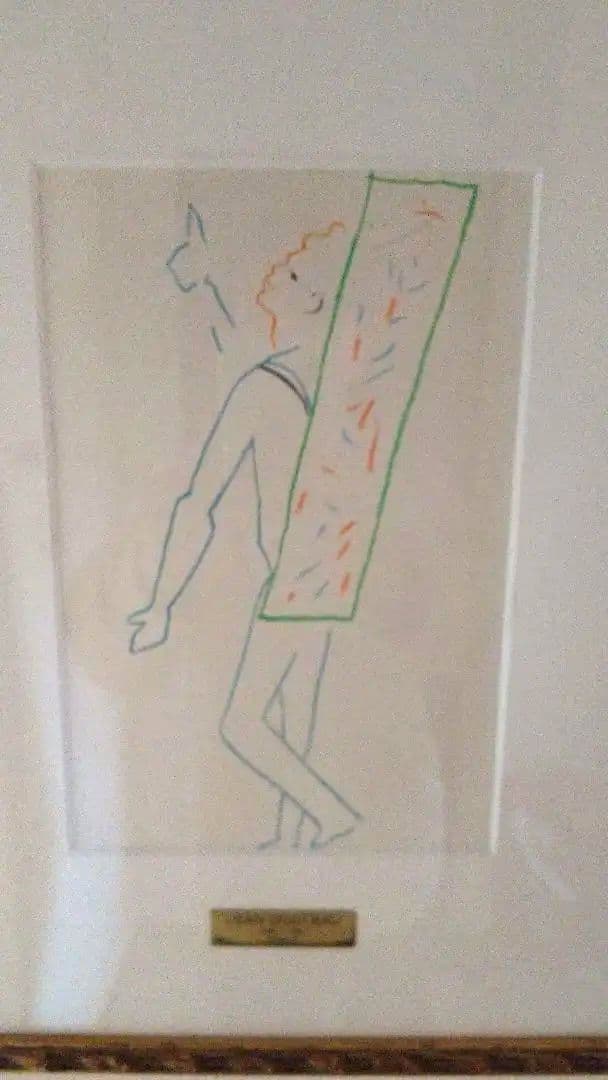 ジャン・コクトー リトグラフ フレーム付き