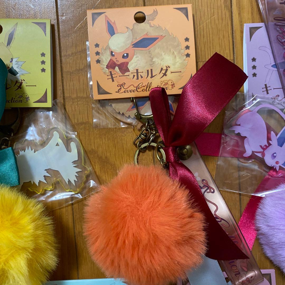 【D】キーホルダー Eevee Collection 全9種類コンプリートセット