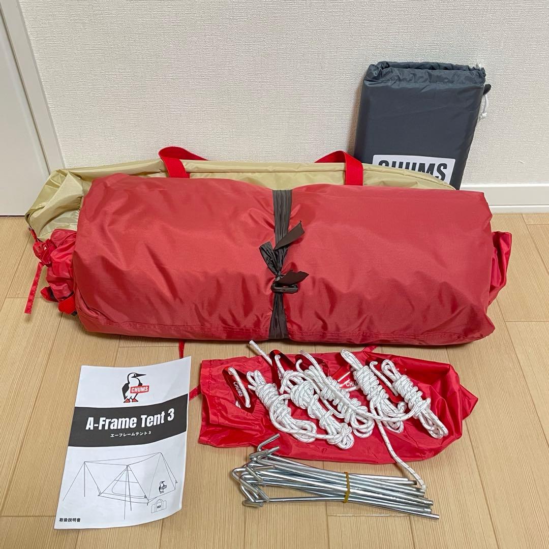 CHUMS A-Frame Tent + Ground Sheet セット