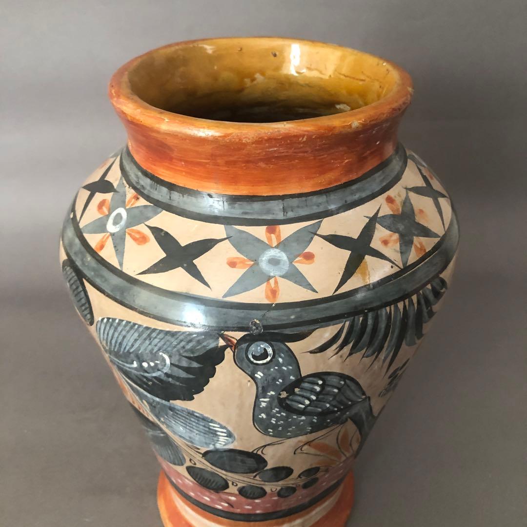 メキシコ　トナラ焼の壺