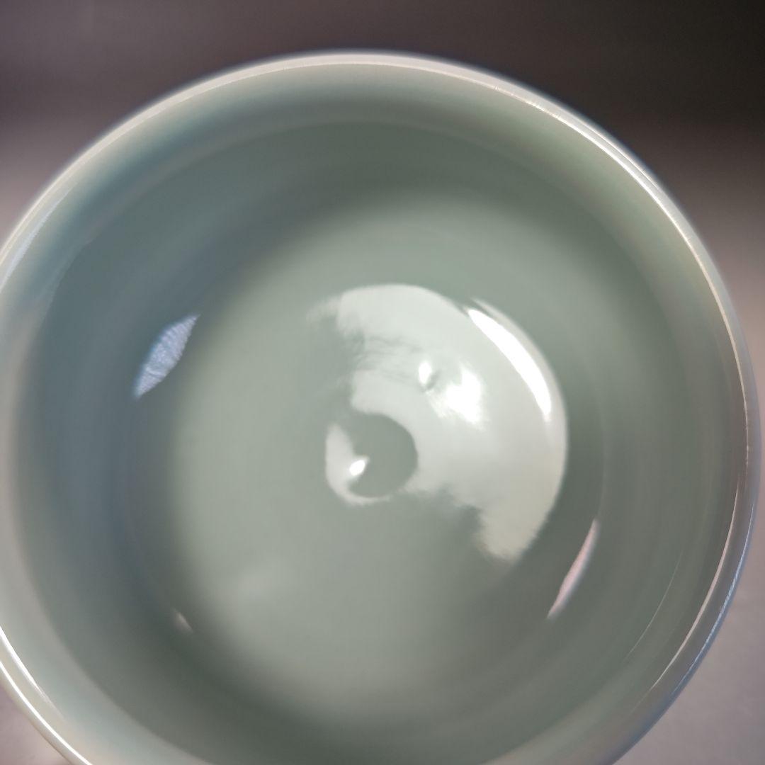 イ748 皆具『韓国 陶芸 粱命煥 青磁 青珍 皆具　共箱』茶道具