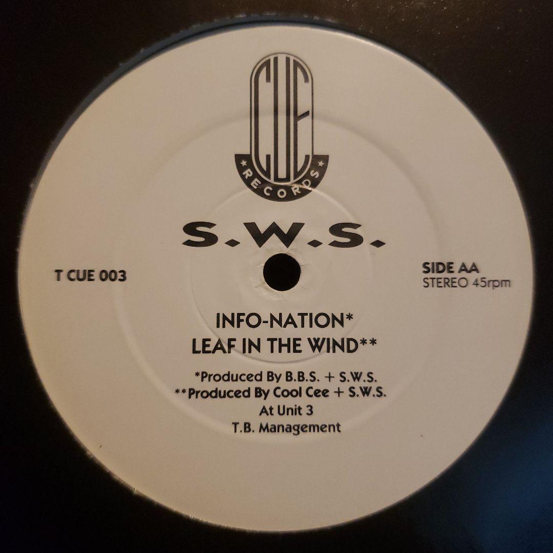 洋楽 S.W.S. EP 1990 UK HIPHOP 12inch