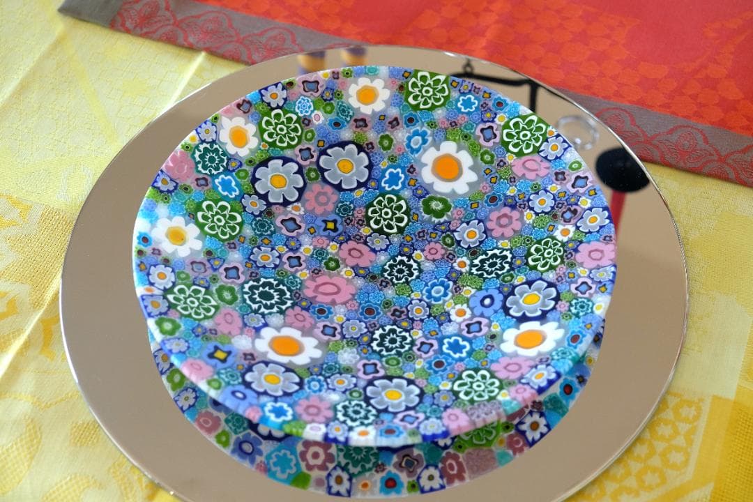 ミルフィオリ エルコーレ モレッティ プレート 皿 黒木国昭/藤田喬平/田子美紀