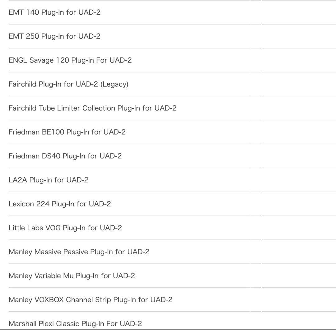 プラグイン133万円 UAD-2 SATELLITE TB3 QUAD CORE
