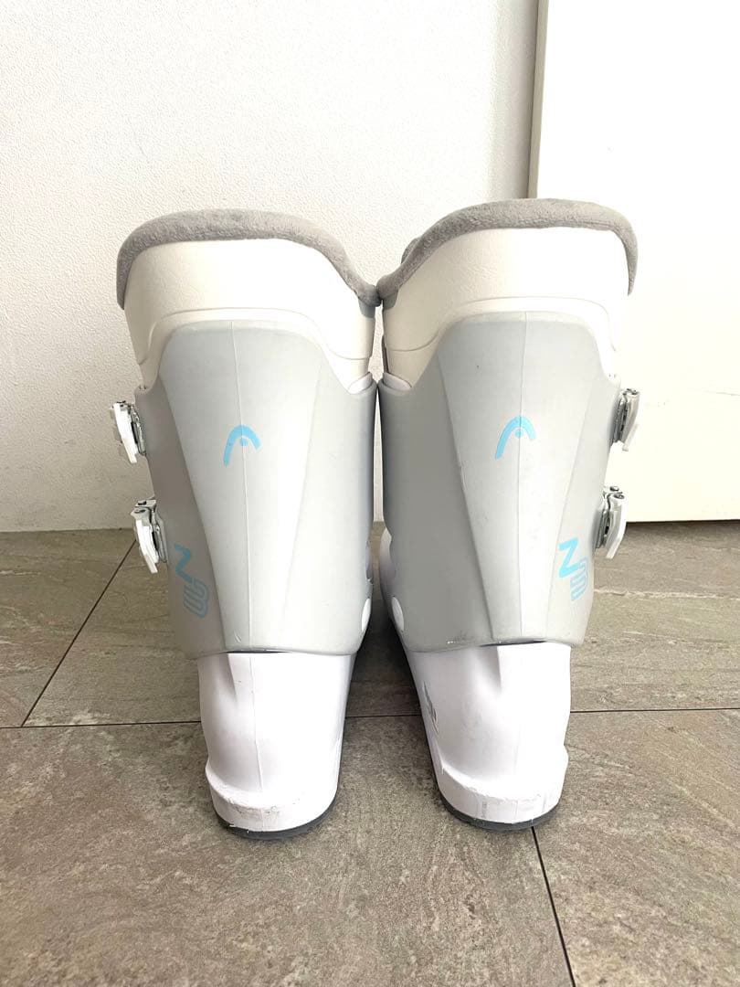HEAD 子ども用スキー用ブーツ ホワイト/グレー