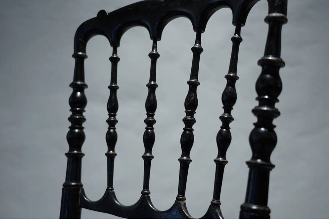 リバティ　フランス　アンティーク　チェア　ビンテージ　ナポレオンチェア　古木