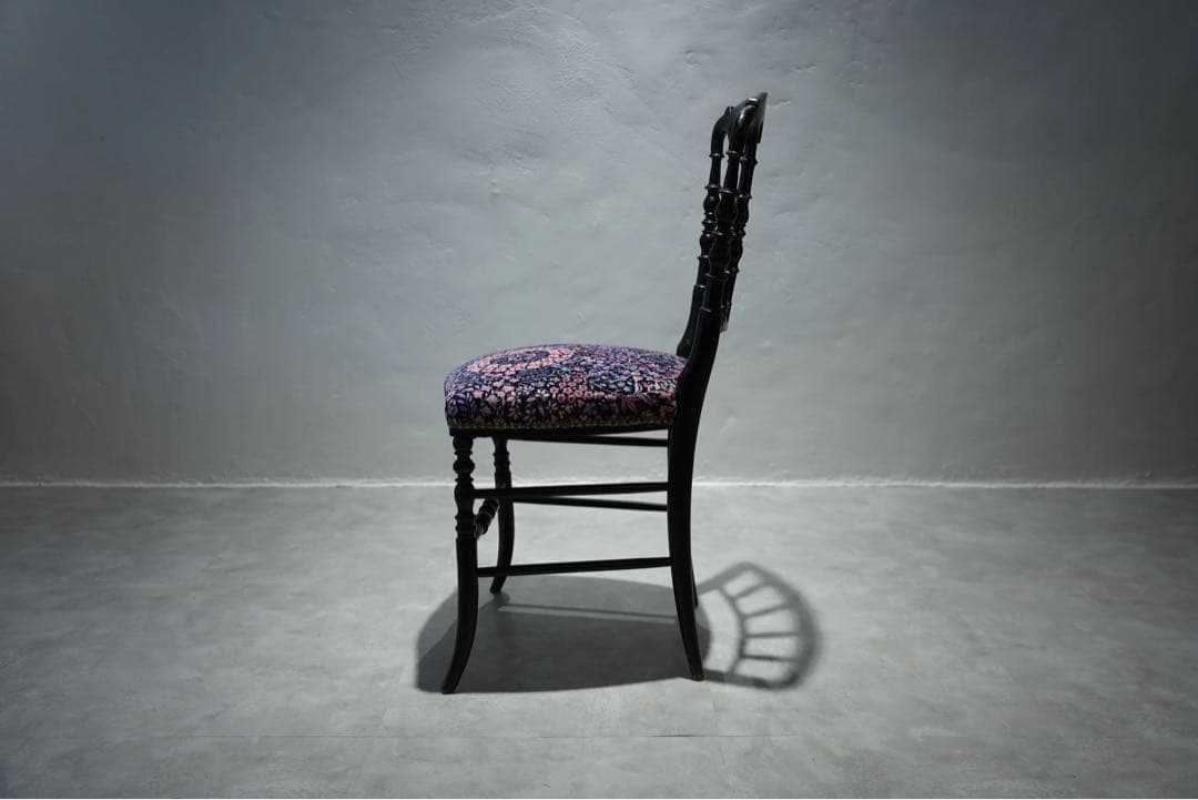 リバティ　フランス　アンティーク　チェア　ビンテージ　ナポレオンチェア　古木