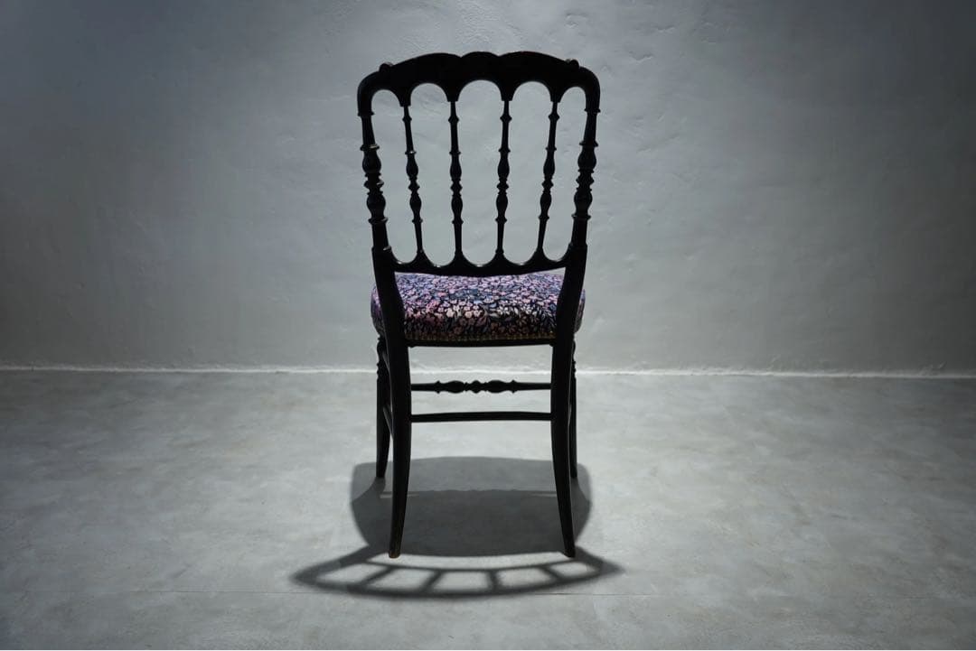 リバティ　フランス　アンティーク　チェア　ビンテージ　ナポレオンチェア　古木