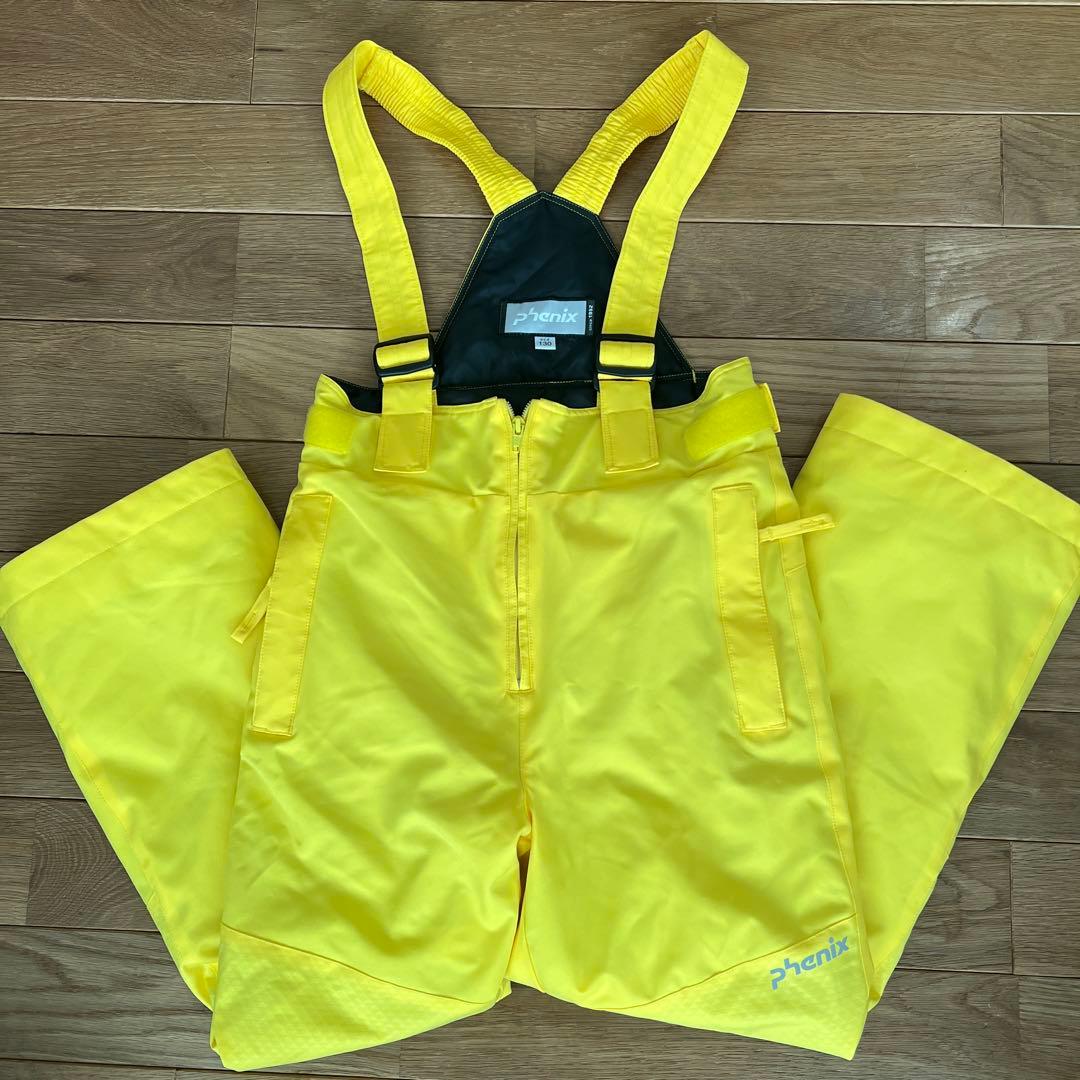 Phenix スキーウェア上下セット130ネイビー/イエロー
