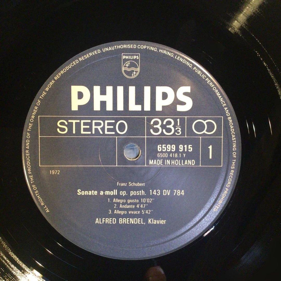 蘭PHILIPS　８LP　ブレンデル/シューベルト/ピアノ作品集
