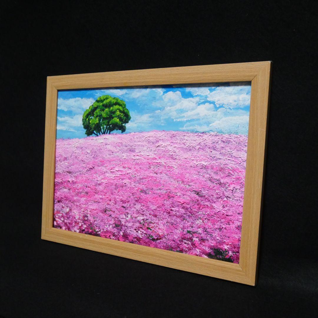 油絵 油彩 油彩画 絵 絵画【桃色吐息】