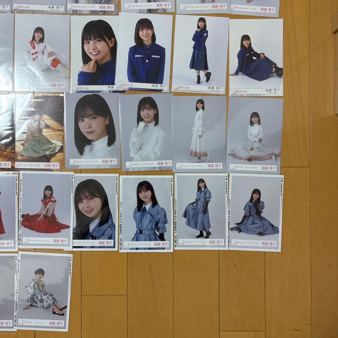 【最終値下げ】遠藤理子 生写真 34コンプ 櫻坂46
