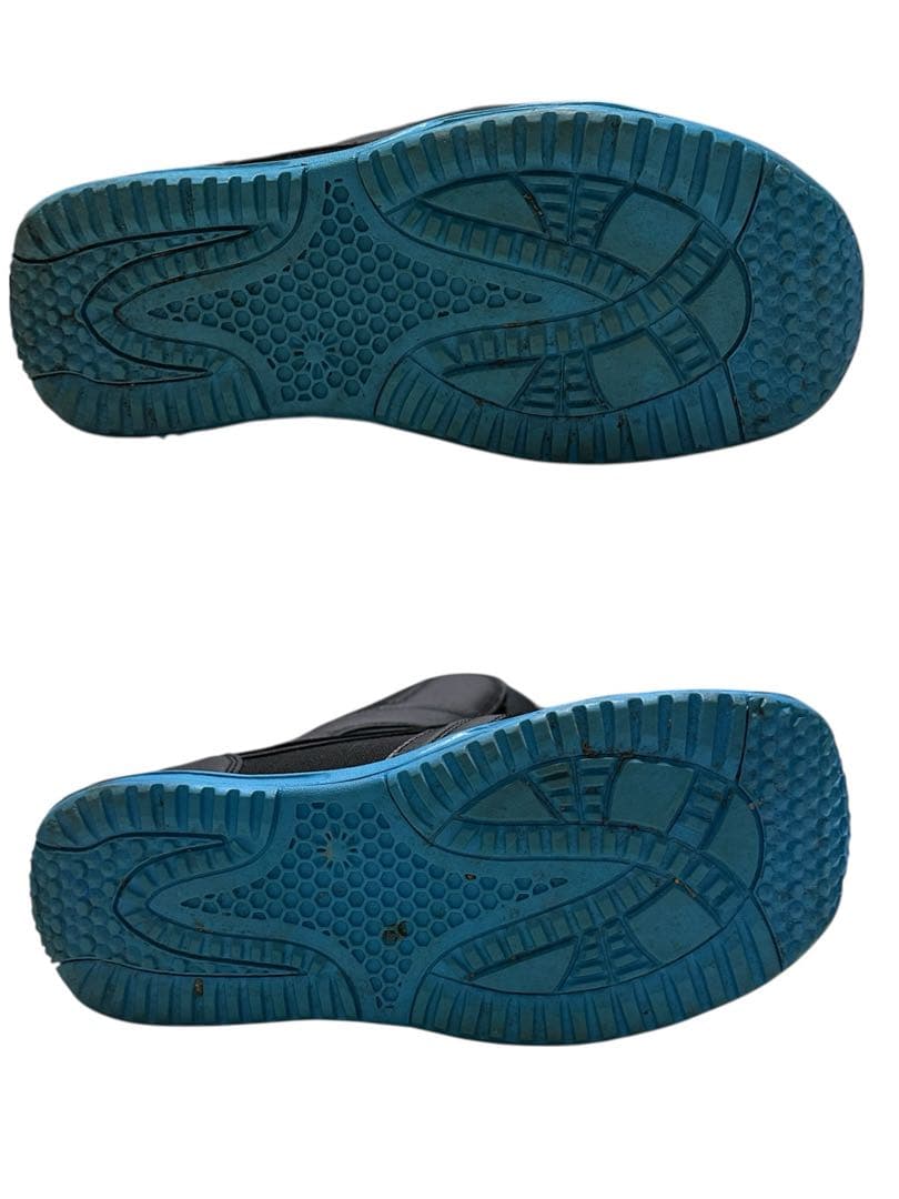 SLQ スノーボードブーツ 25〜25.5BOAダイヤル ブラック×ブルー