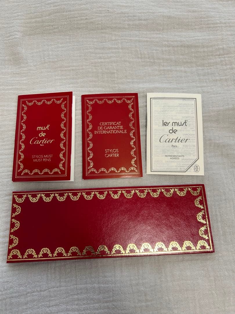 超希少　カルティエ　cartier トリニティ　黒✖︎金　未使用に近い極美品