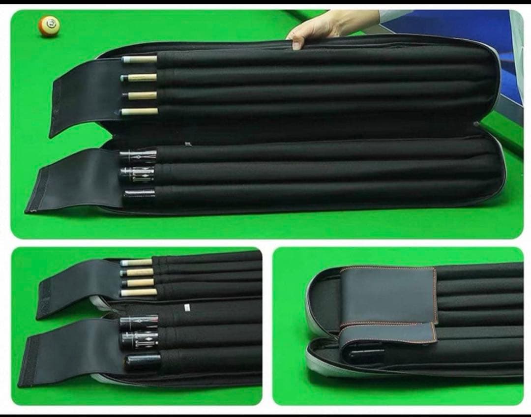 新品未使用ビリヤードキューケース 黒　3B4S
