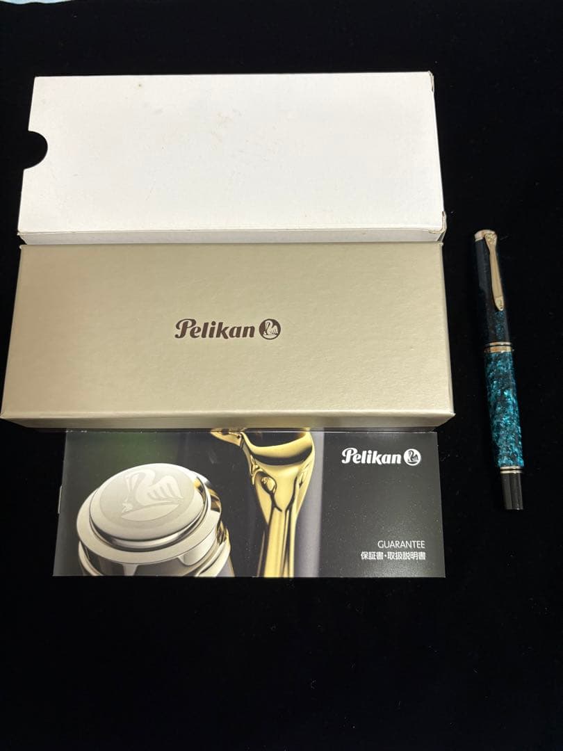 ペリカン スーベレーン M805 オーシャンスワール ペン先F