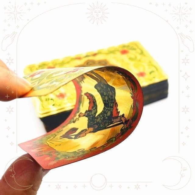 【タロットカード】レアカラー✨薔薇色ローズゴールド仕様 プラスチック製 箱入り