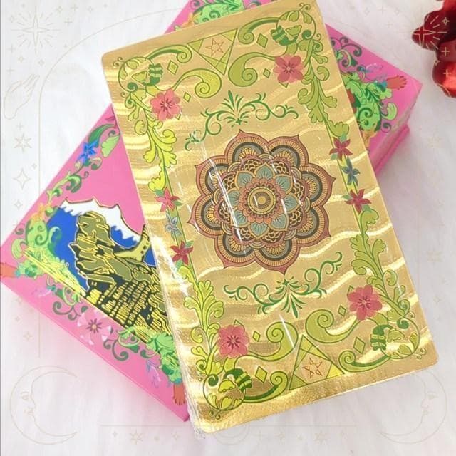 【タロットカード】レアカラー✨薔薇色ローズゴールド仕様 プラスチック製 箱入り