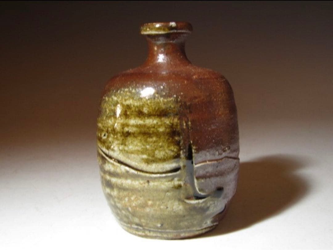 金重陶陽 備前徳利 重厚感のある銘品！7758