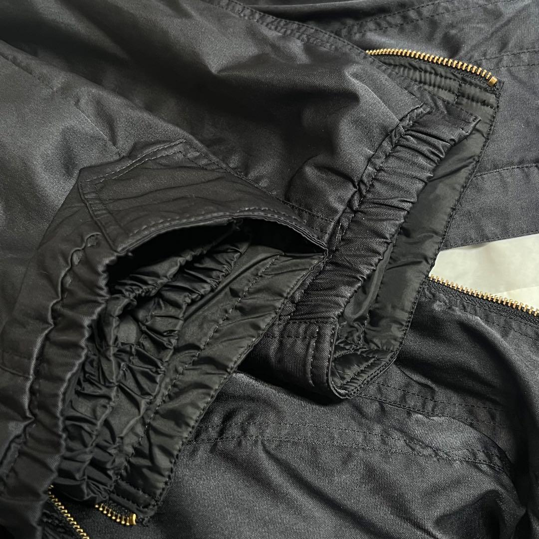 美品　レトロ　スキーウェア セットアップ　紫　黒　LLサイズ