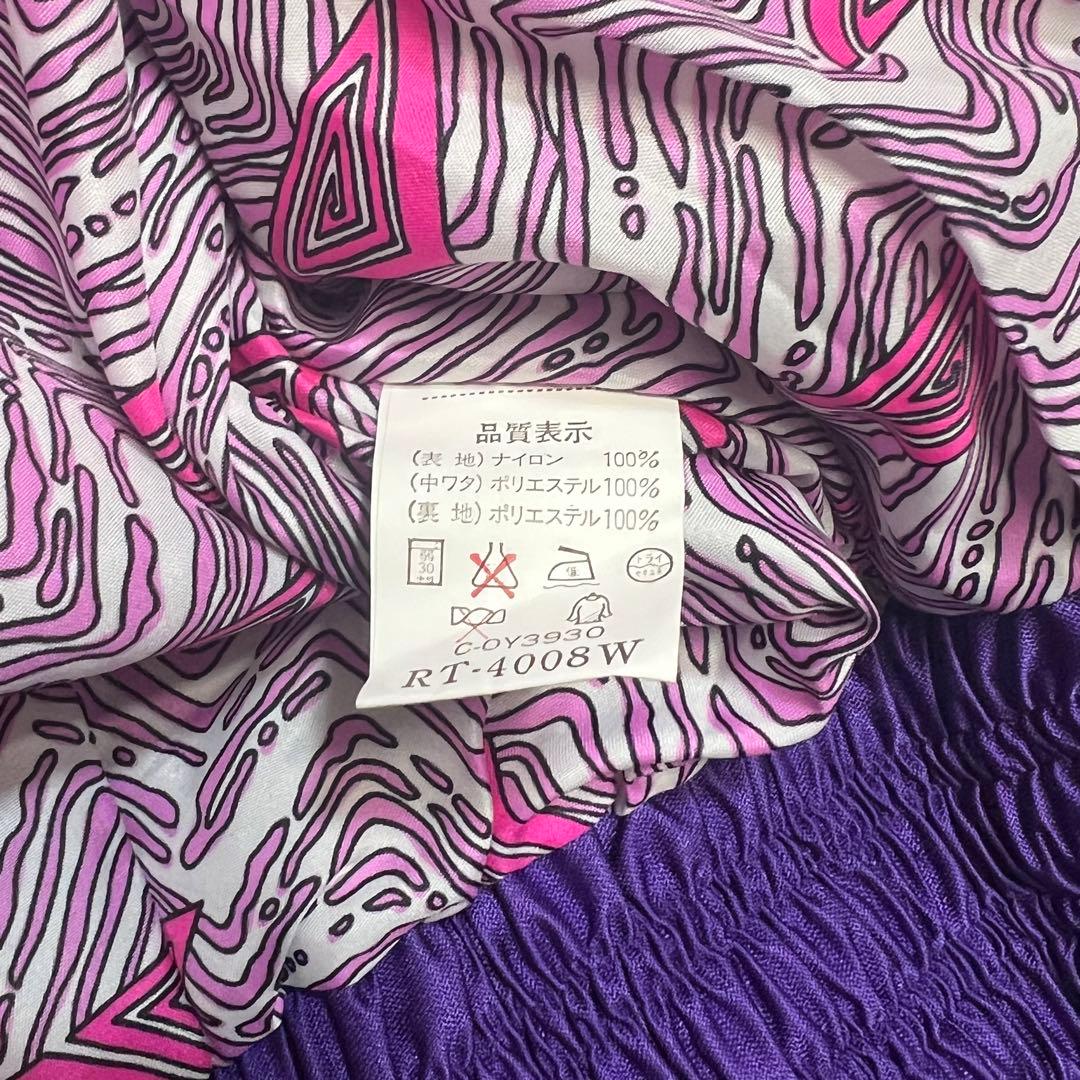 美品　レトロ　スキーウェア セットアップ　紫　黒　LLサイズ