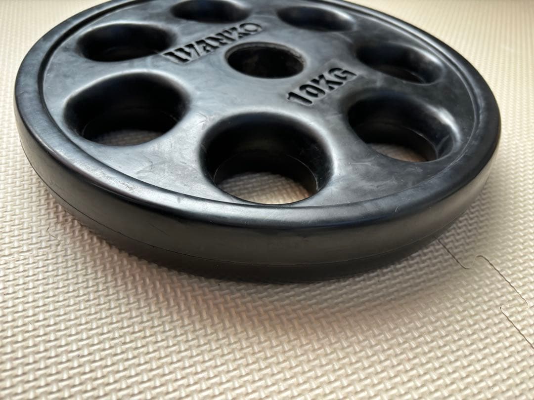 IVANKO(イヴァンコ) オリンピックラバープレート 10kg 2枚