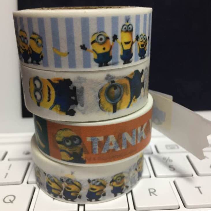 ミニオンズ スパイダーマン マスキングテープ 切り売り ユニバーサル USJ