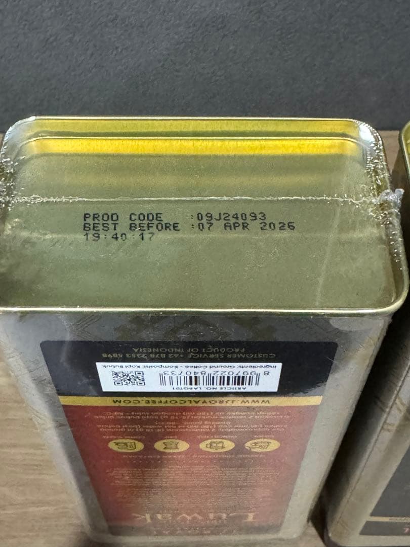 JJ  Coffee ジャバ・エステート　100%ピュア・ルアック