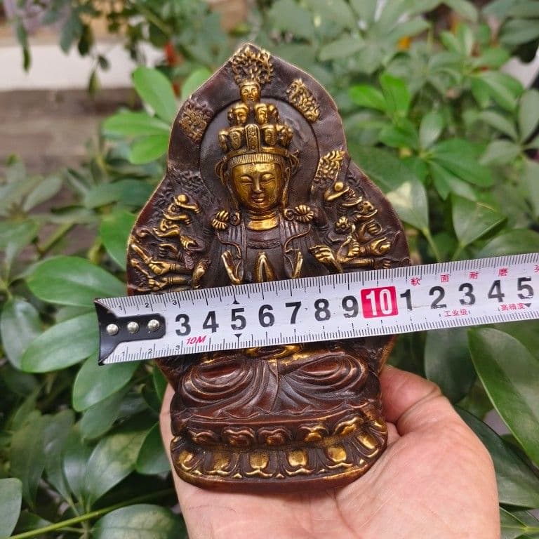 仏教美術 千手観音菩薩仏像 観音像 鎮宅辟邪 開運風水 招財 置物 工芸品