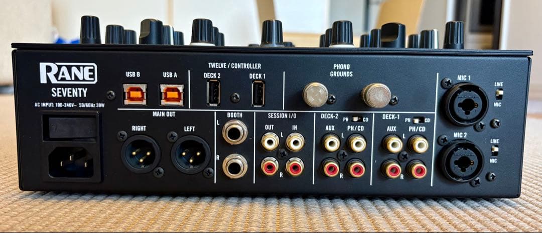 RANE SEVENTY DJミキサー（Decksaver付）