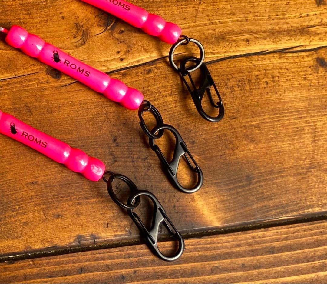 クワガタ採集セット　蛍光ピンク　オリジナル掻き出し棒　デジタルノギス　採集ケース