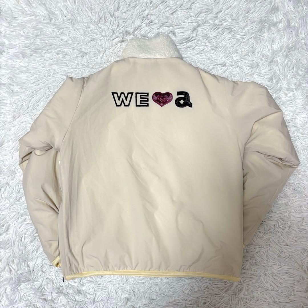 新品未使用 アルチビオ ブルゾン リバーシブル ボア ホワイト ゴルフ