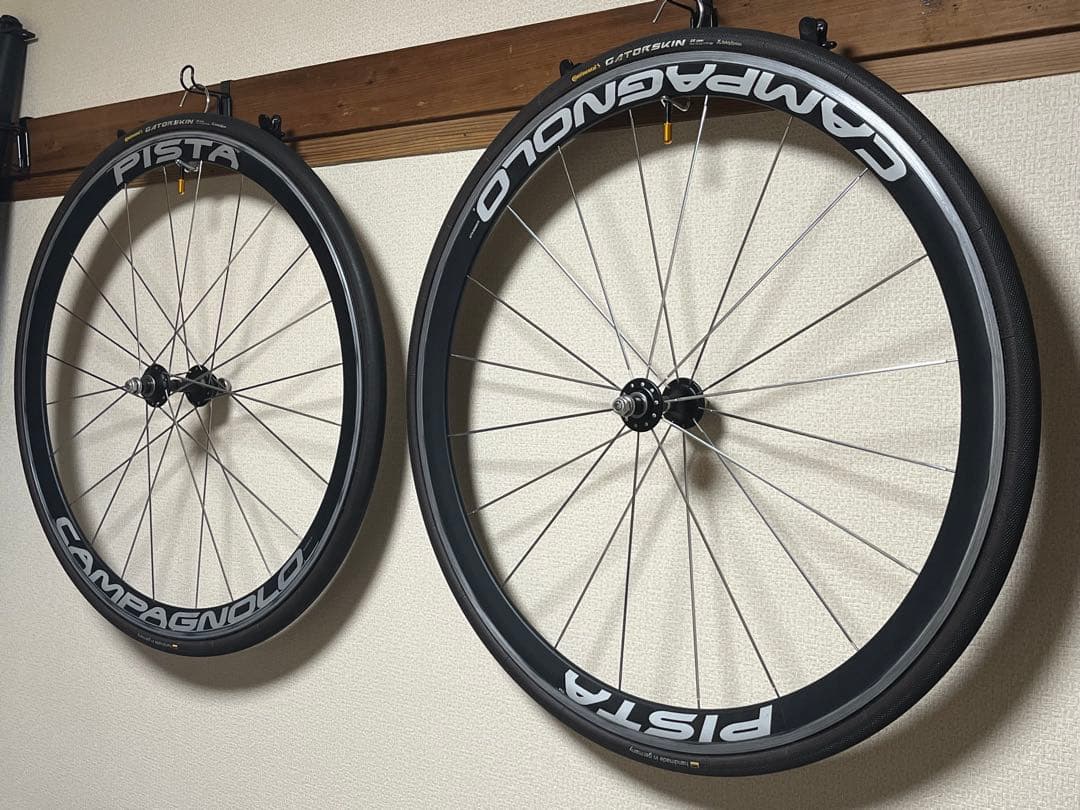Campagnolo Pistaトラックホイールセット チューブラータイヤ付
