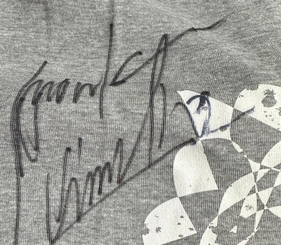 氷室京介　直筆サイン入りTシャツ　サイン色紙付