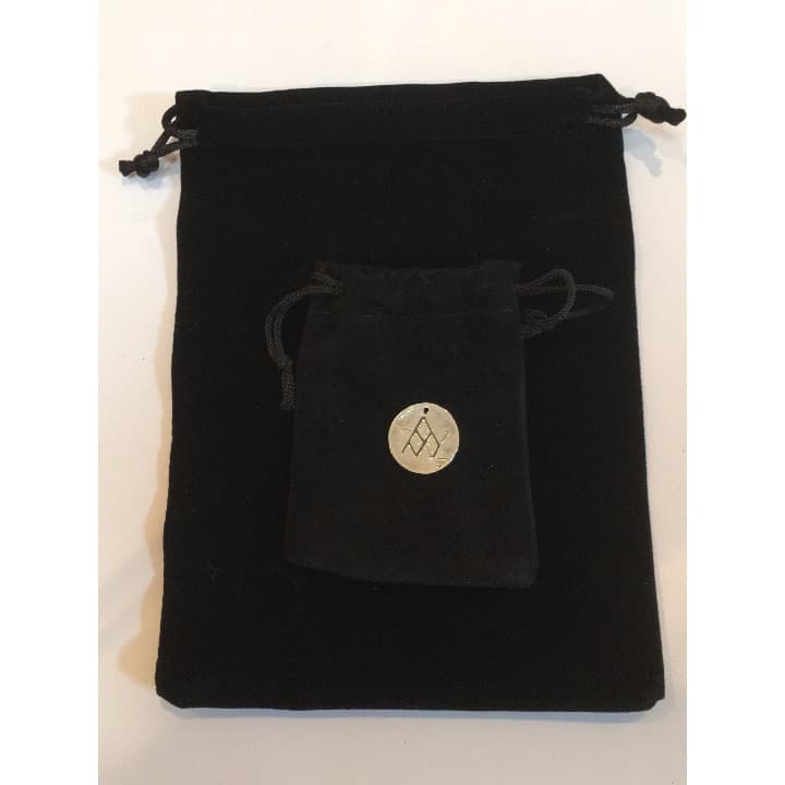 オニキスルーンストーン+オリジナルシルバールーンタリスマンセット2