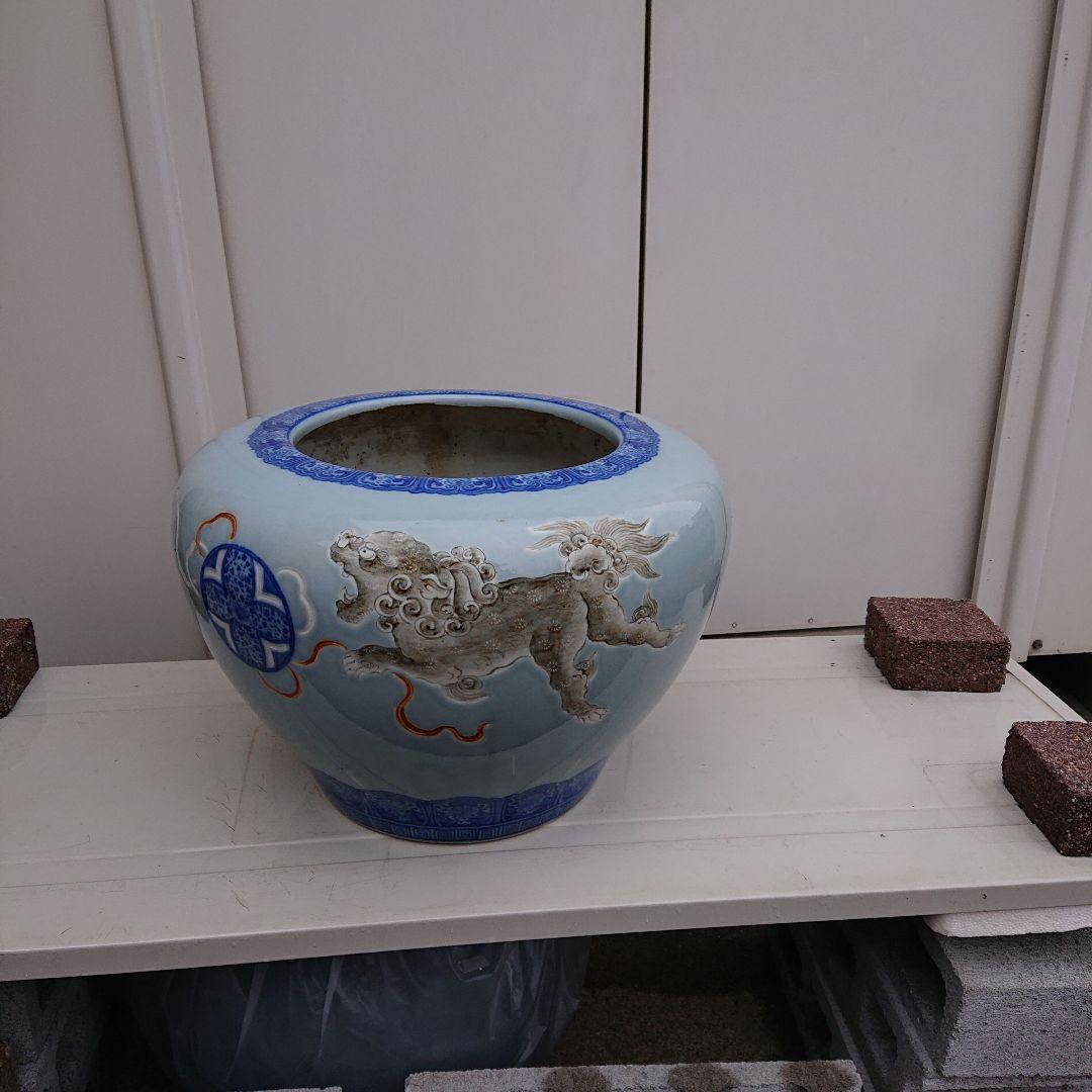 古伊万里染付、獅子印