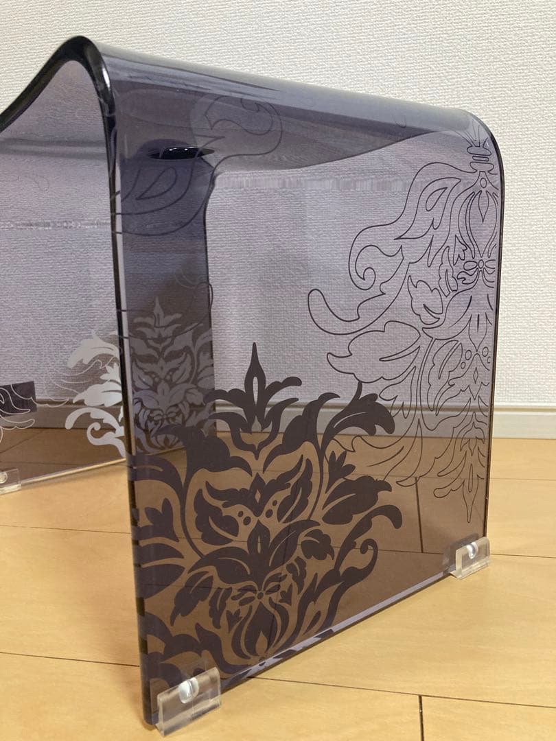 お得◎新品未使用　アクリル　高級 バスチェア　センコー　サミーラ　L グレー