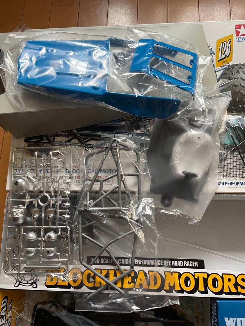 【値下げしました】タミヤ　ワイルドワンオフローダー　ブロックヘッドモータース