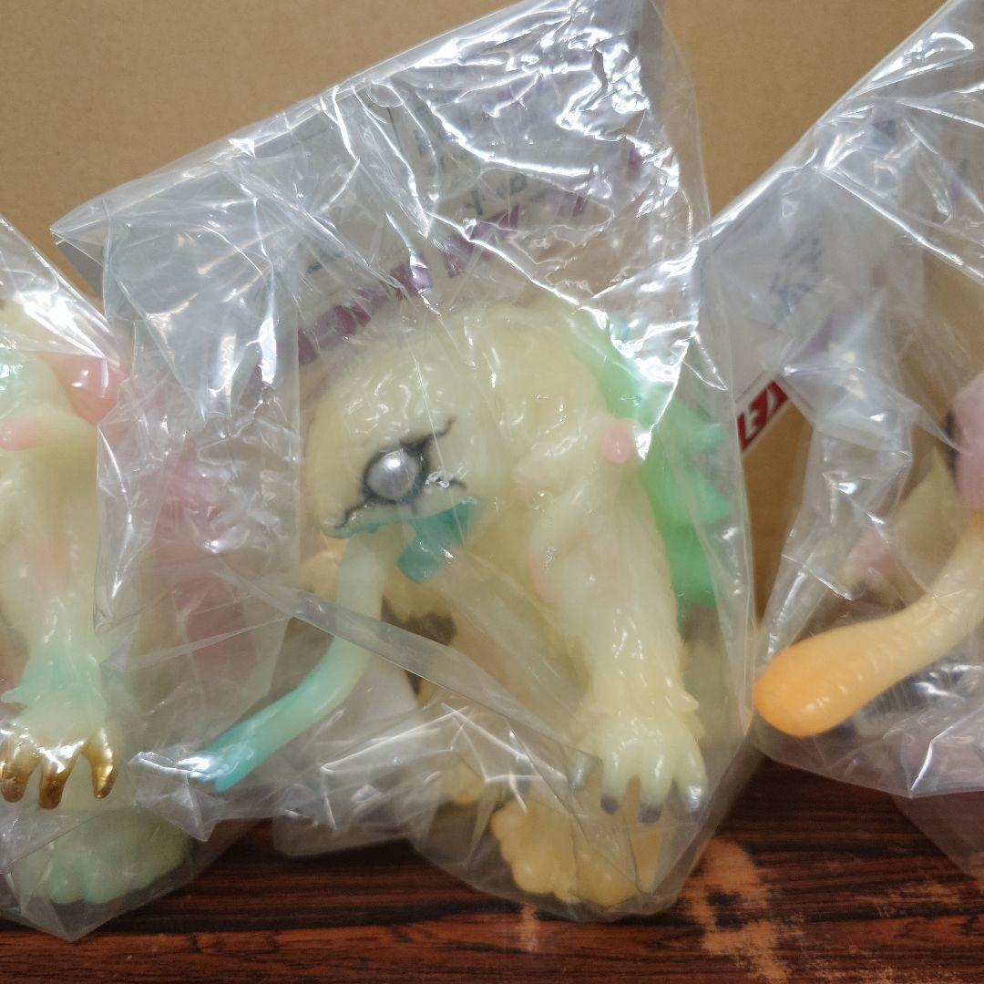 ドリームロケット　マーノン　妖怪怪獣　ソフビ　スーパー蓄光　3体セット