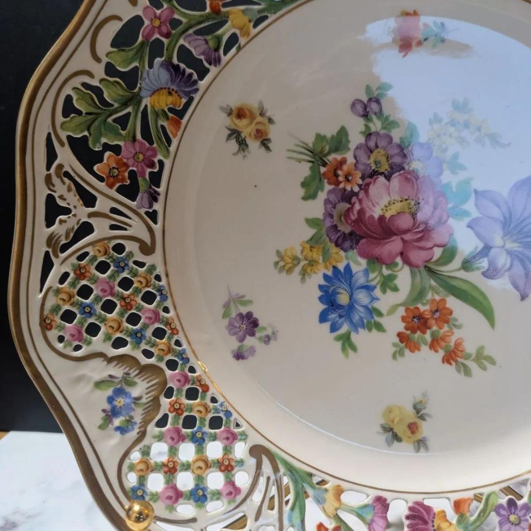 26㎝★1級品 シューマン ババリア オープンワーク メッシュ 金彩エッジ