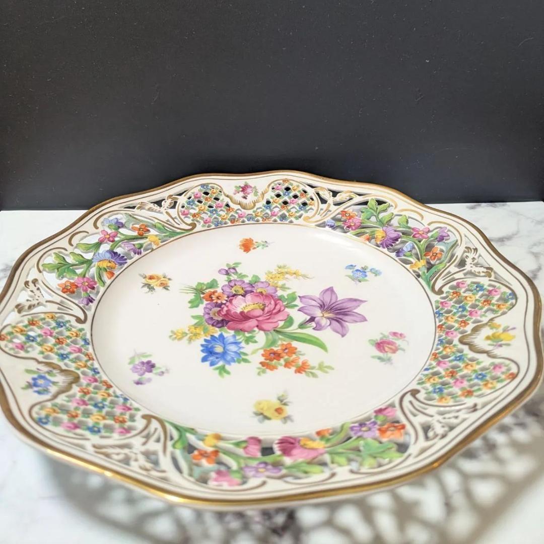 26㎝★1級品 シューマン ババリア オープンワーク メッシュ 金彩エッジ