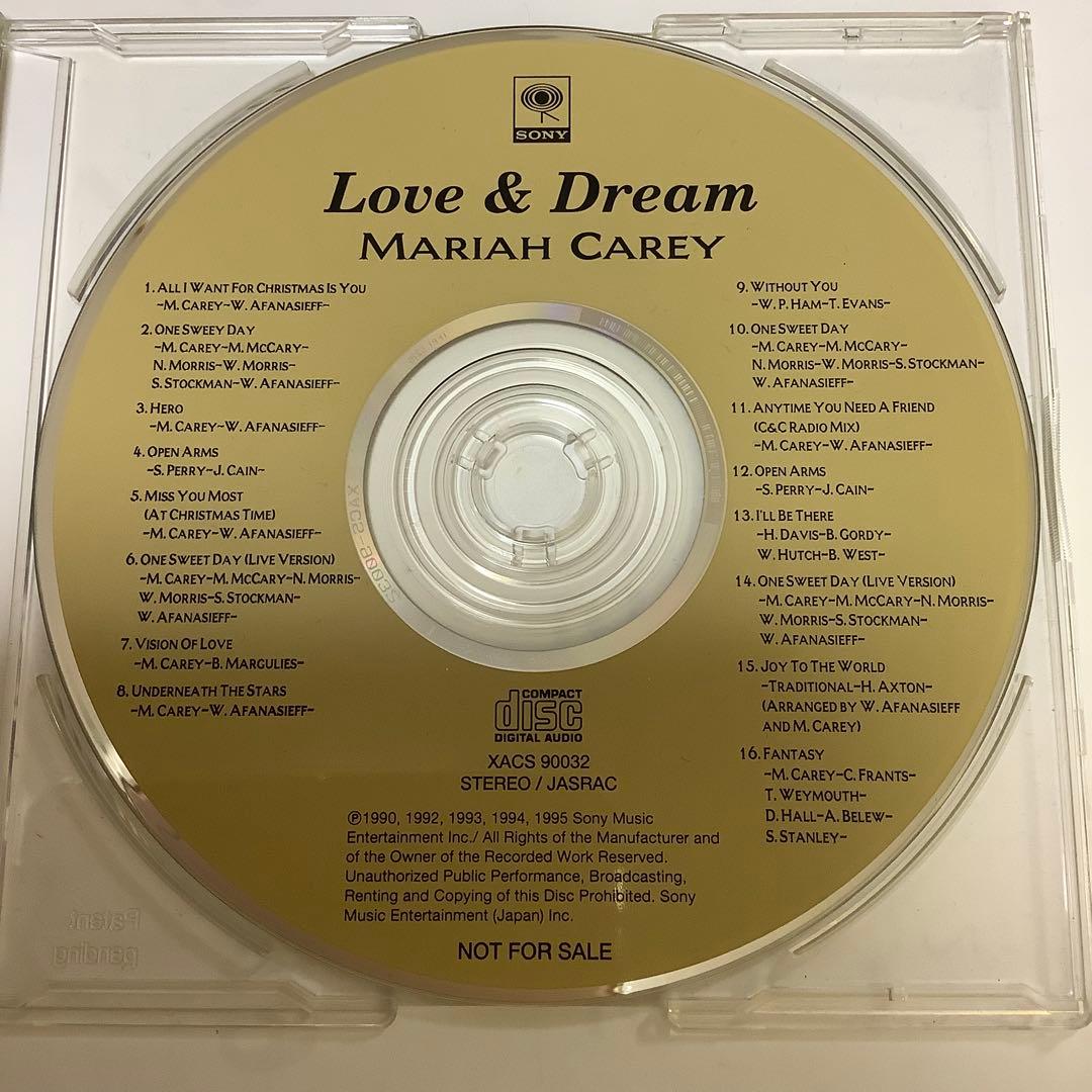 MARIAH CAREY マライア・キャリー　Love＆Dream　プロモ