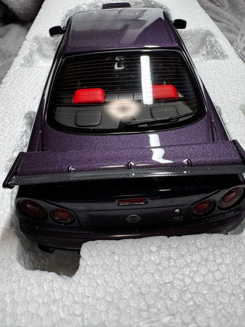 R34 GT-R Z-tune 1/18 パープル